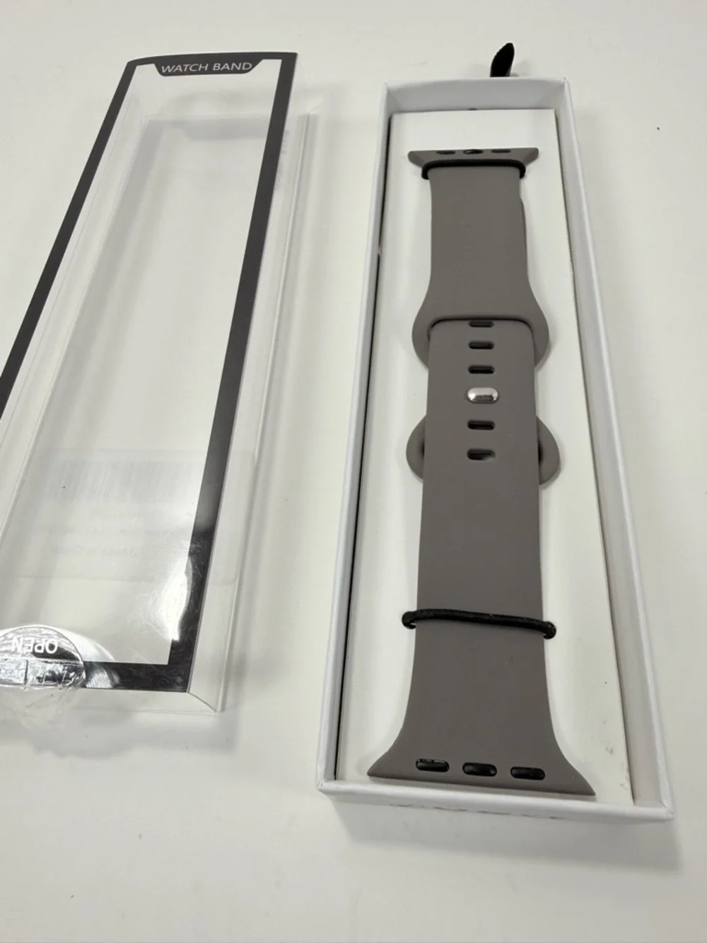 Silicone Smartwatch Band for Apple Watch 42/44mm- Taupe Gray